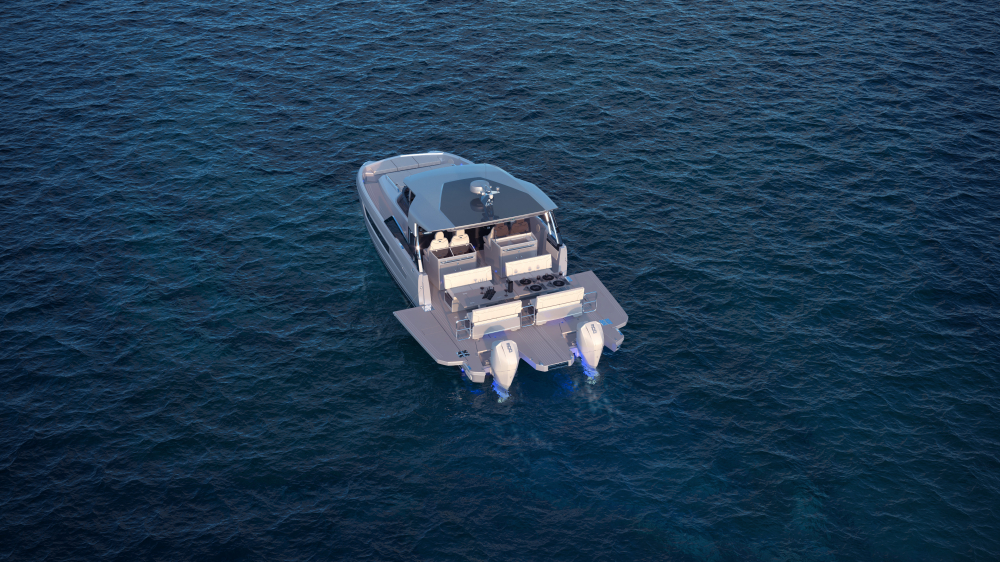 YOT, nouvelle marque de catamarans à moteur de Catana Group, propulsée par Mercury Marine !