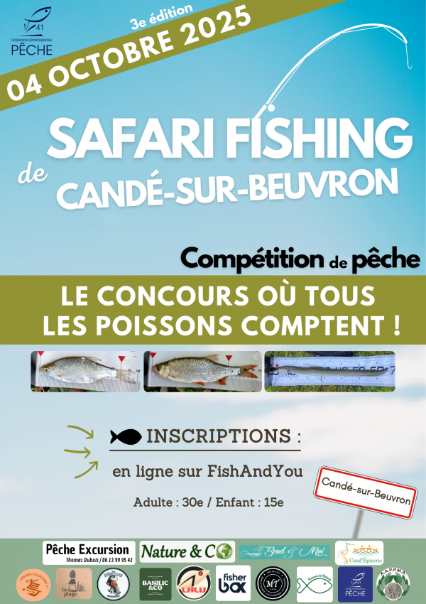 SAFARI FISHING de Candé-sur-Beuvron